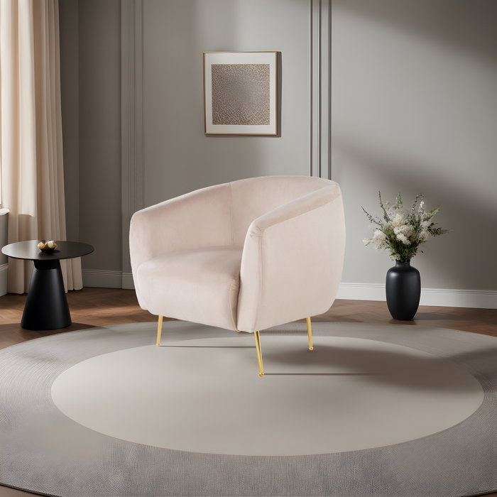 Atelier Del Sofa Sillón Orejero Beige 70x82x82 cm